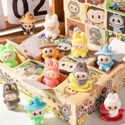 Fluffy Surprise Box – 12 Flocked Figures