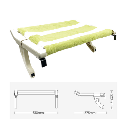 🐾CuddleNest Bedside Cat Hammock