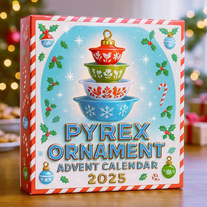 🔥Buy 2+ Get Free Shipping🎄2025 Pyrex Ornament Advent Calendar