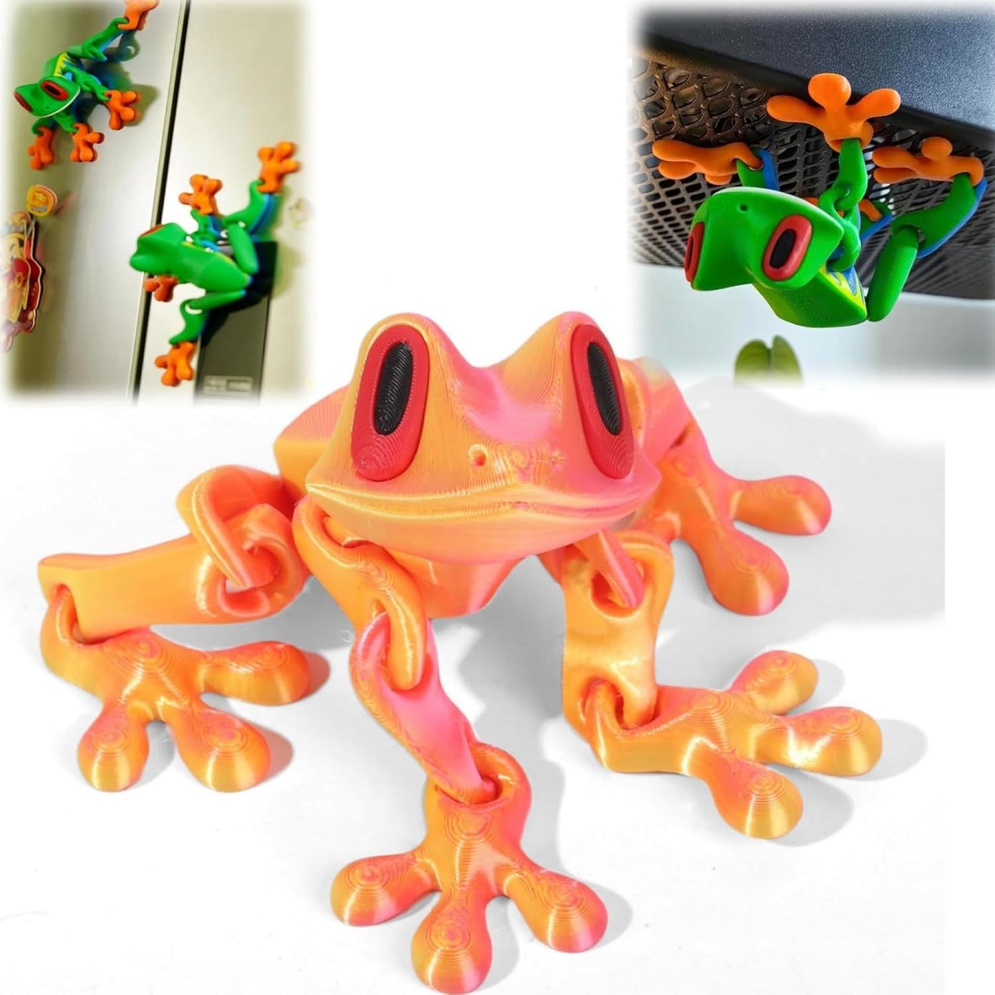 🔥Limited Time 49% Off✨3D Printed Magnet Frog Toy