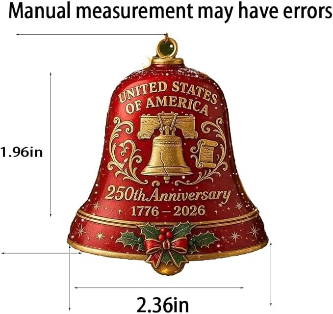 🌟Proudly made in Texas, USA🔔United States 250th Anniversary Bell