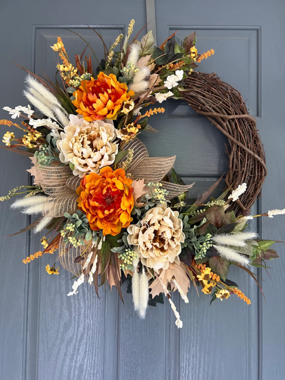 💐Autumn Glow Wreath