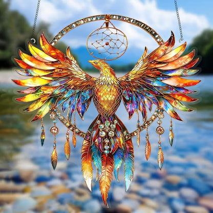 🌅🔥Rising Light Phoenix Suncatcher Ornament